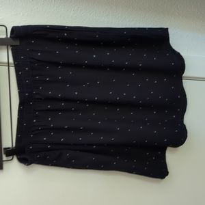 Marine Layer Navy Polka Dot Mini Skirt